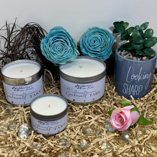 Bakewell Tart Tin Candle